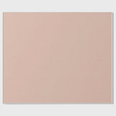 Serene Peach Minimalist Dot ラッピングペーパー (フラット)