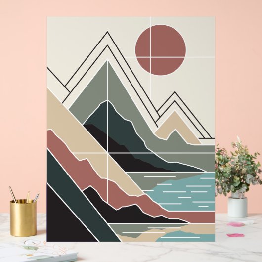 Serene Peaks アクリルサイン (ウェディング)