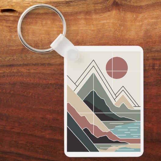 Serene Peaks キーホルダー (正面)