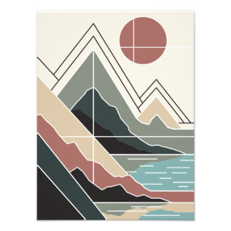 Serene Peaks フォトプリント