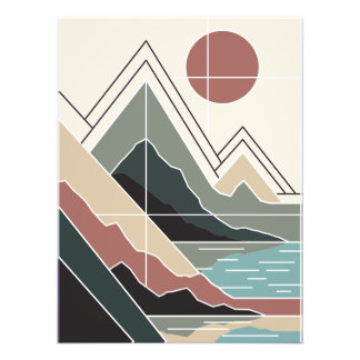 Serene Peaks フォトプリント