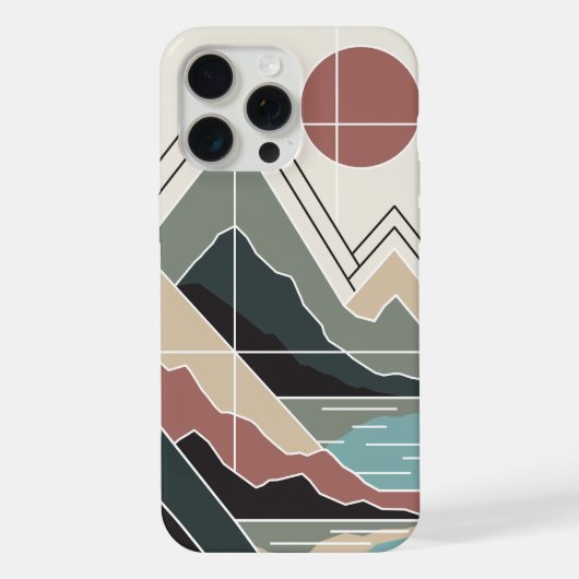 Serene Peaks iPhoneケース (裏面)