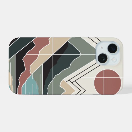 Serene Peaks iPhone 15ケース (裏面横)