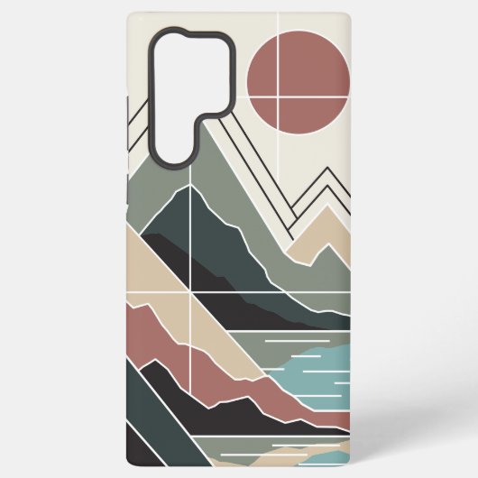 Serene Peaks Samsung Galaxyケース (裏面)