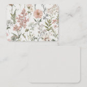 Serene Petals ノートカード (正面/裏面)