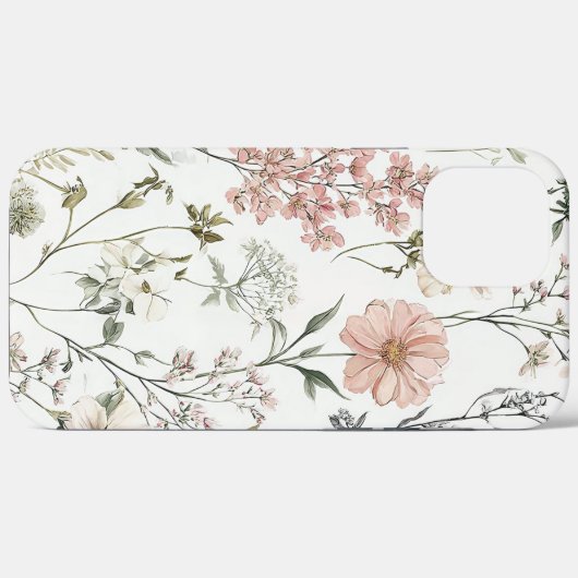 Serene Petals Case-Mate iPhoneケース (裏面 (横))