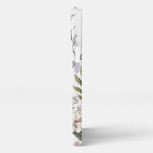 Serene Petals iPhoneケース (左側面)