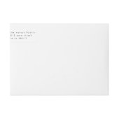 Serene Poiret特別出産の発表 ラップアラウンドラベル (正面)