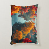 Serene River Shore Reflection Nature Art アクセントクッション (正面(垂直))