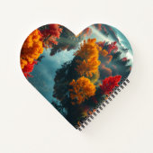 Serene River Shore Reflection Nature Art  ノートブック (裏面)