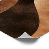 Serene Sandstone Flow ポスター (角)