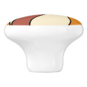 Serene Savanna Gentle Abstract Modern Earthy セラミックノブ (側面)