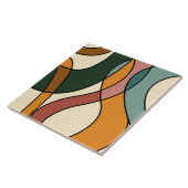 Serene Savanna Gentle Abstract Modern Earthy  タイル (側面)