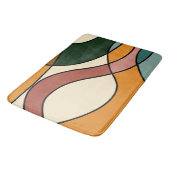 Serene Savanna Gentle Abstract Modern Earthy バスマット (アングル)