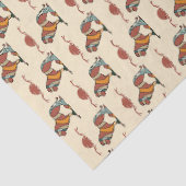 Serene Savanna Kind Lion Abstract Pattern 薄葉紙 (詳細)