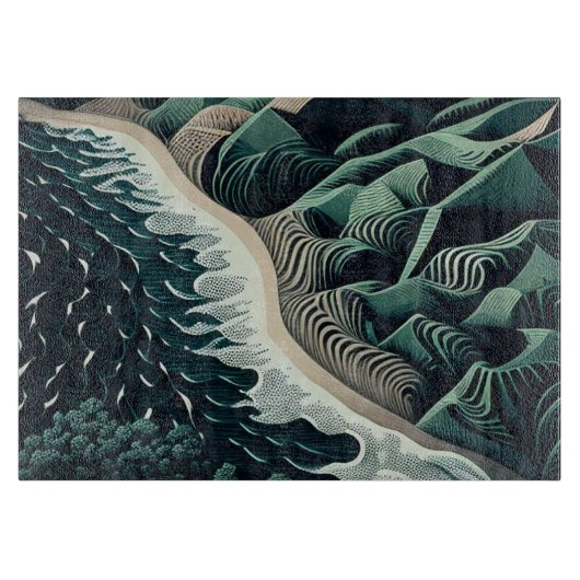 Serene Shores カッティングボード (正面)