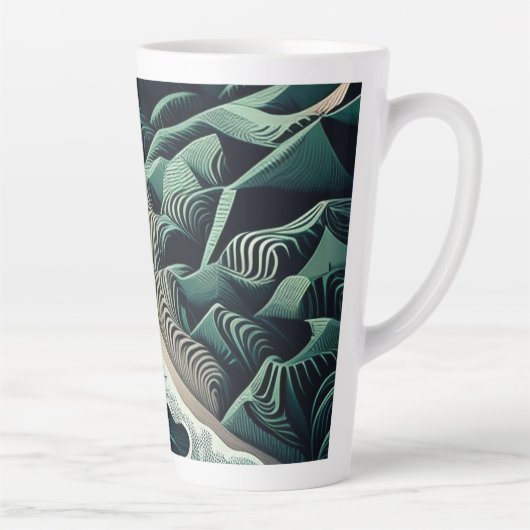 Serene Shores カフェラテマグ (右)