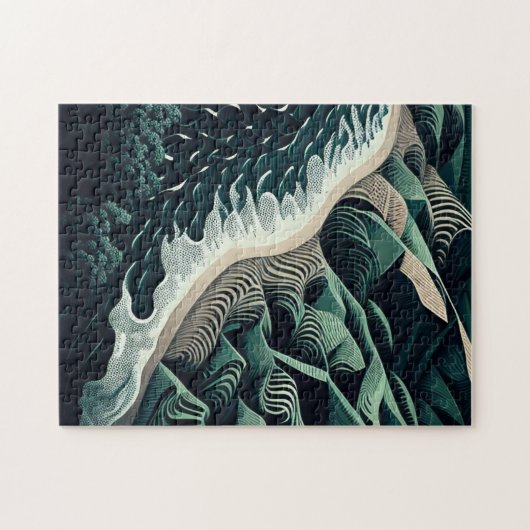 Serene Shores ジグソーパズル (横)