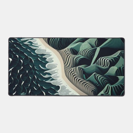 Serene Shores デスクマット (正面)