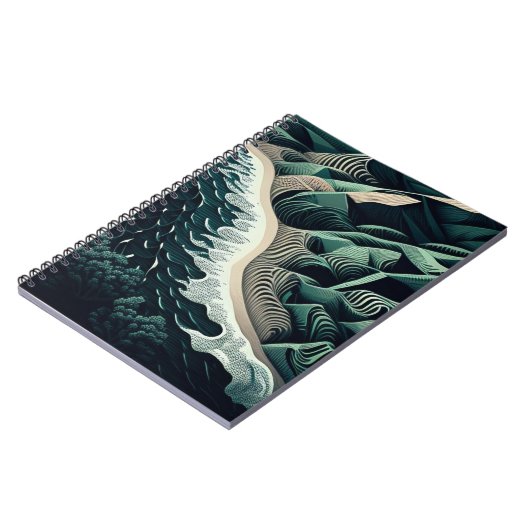 Serene Shores ノートブック (左側)