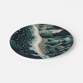 Serene Shores ペーパープレート (アングル)