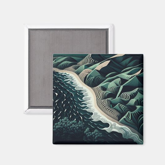 Serene Shores マグネット (正面/裏面)