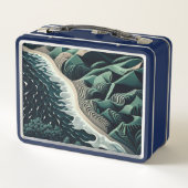 Serene Shores メタルランチボックス (裏面)