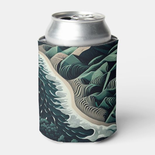 Serene Shores 缶クーラー (缶正面)