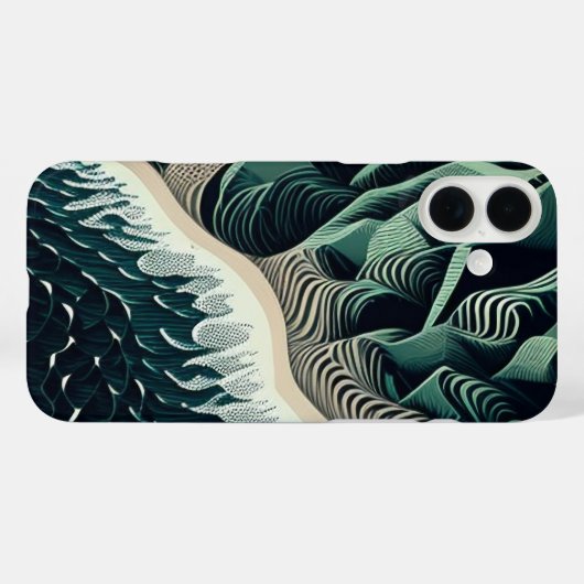 Serene Shores Case-Mate iPhoneケース (裏面 (横))