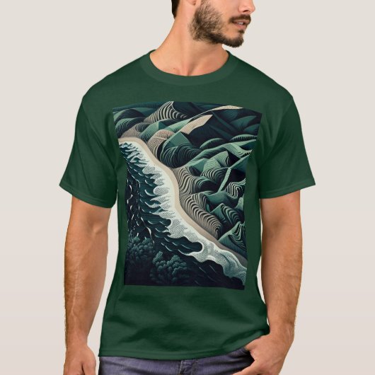 Serene Shores Tシャツ (正面)