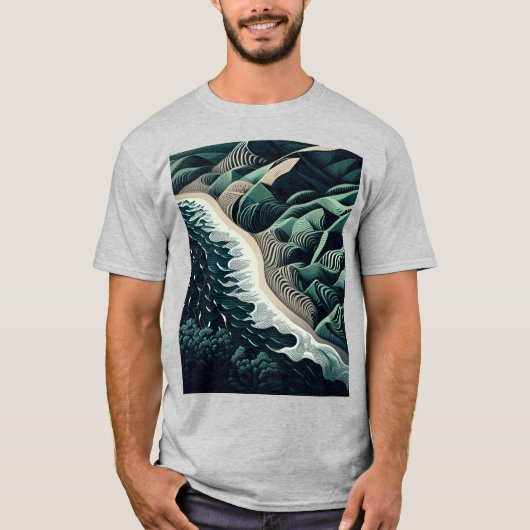 Serene Shores Tシャツ (正面)