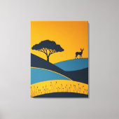 Serene Silhouettes キャンバスプリント (正面)