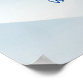 Serene Sky St. Francis Assissi祈りの言葉ポスター ポスター (角)