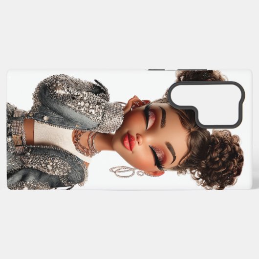 Serene Sparkle Muse Samsung Galaxyケース (裏面横)