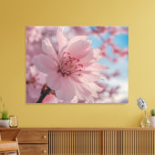 Serene Spring Flower Art Canvas Print キャンバスプリント (インサイチュ (リビング))