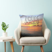 SERENE SUNRISE JOHN 3:16写真デザイン クッション (椅子)