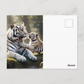 Serene Tiger Forest Postcard – Elegant Wildlife ポストカード (裏面)