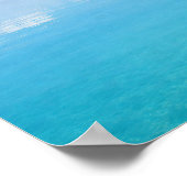 Serene Turquoise Ocean Bay Poster - Calm Mediterra ポスター (角)