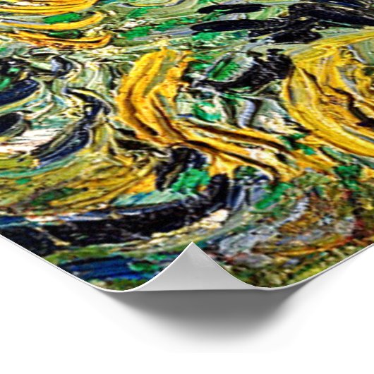 Serene Vanゴッホサイプレスのポスター – 永遠の脱出 ポスター (角)