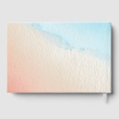 Serene Watercolor Gradient Guestbook ゲストブック (裏面)