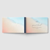 Serene Watercolor Gradient Guestbook ゲストブック (全面)