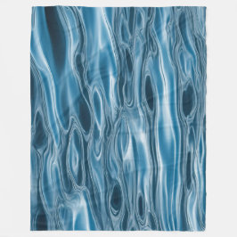 Serene Waves フリースブランケット