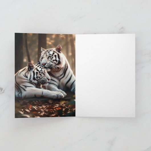 Serene White Tiger Companions カード (内部)