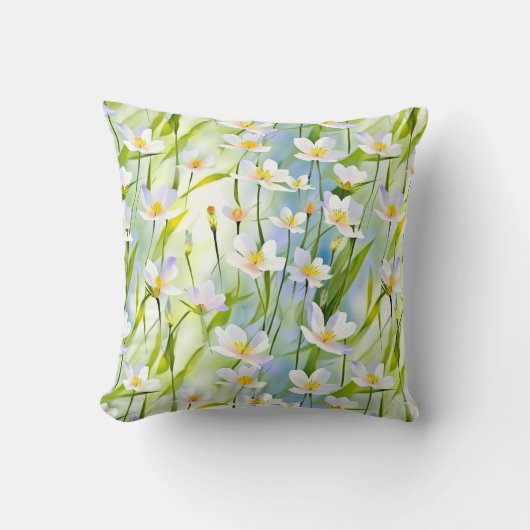 Serene Wildflower   クッション (正面)