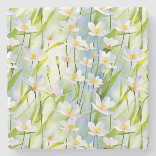 Serene Wildflower   ストーンコースター (正面)