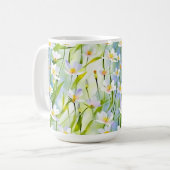 Serene Wildflower Classic Mug コーヒーマグカップ (正面左)