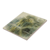 Serene Willow Tree Reflection Nature Art (10) タイル (側面)