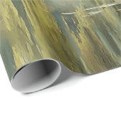 Serene Willow Tree Reflection Nature Art (10) ラッピングペーパー (ロールコーナー)