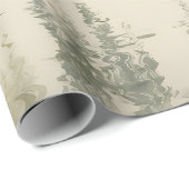 Serene Willow Tree Reflection Nature Art (11) ラッピングペーパー (ロールコーナー)