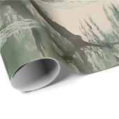 Serene Willow Tree Reflection Nature Art (7) ラッピングペーパー (ロールコーナー)